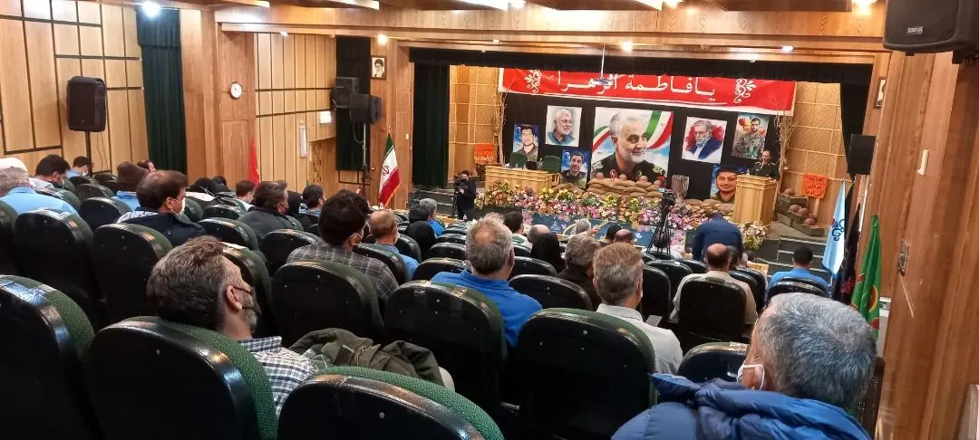 بزرگداشت دومین سالگرد شهادت سردار سلیمانی در شرکت پالایش نفت اصفهان