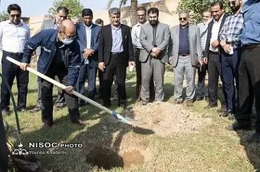 آیین توسعه سرانه فضای سبز به همت مدیریت عملیات ترابری