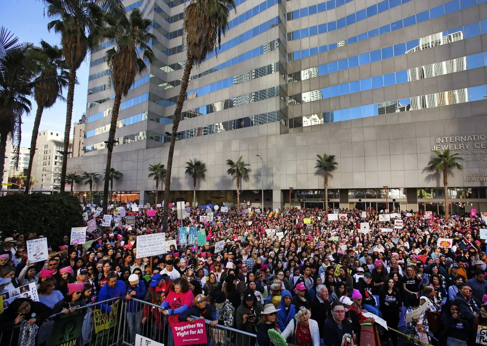 راهپیمایی زنان در آمریکا + تصاویر