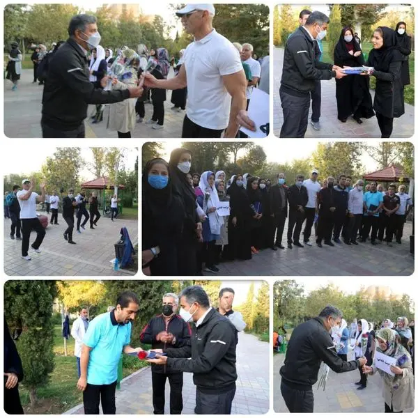 تقدیر شهردار منطقه 15 از مربیان ایستگاه های ورزش شهروندی