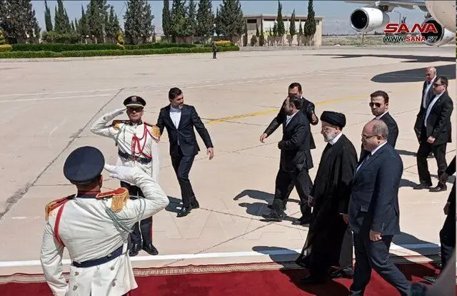 رئیسی وارد دمشق شد

