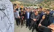 بازدید وزیر راه و شهرسازی از عملیات احداث باند دوم تونل آزادی 