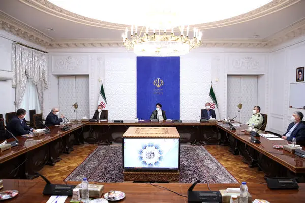 حضور رئیسی درجلسه روسای کمیته های تخصصی کرونا