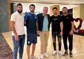 حضور سرلشکر سلامی در جمع ملی‌پوشان فوتبال