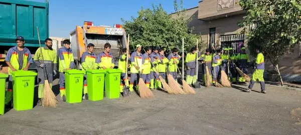 اقدامات اداره خدمات شهری منطقه ۲۱ به مناسبت دهه پایانی ماه صفر