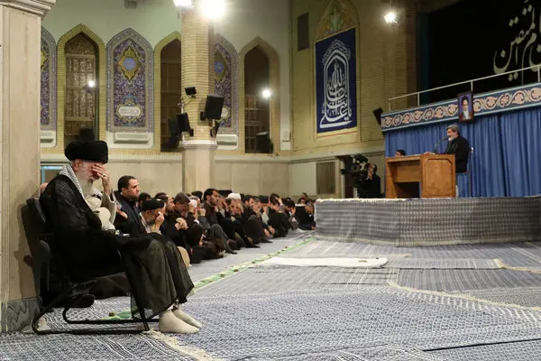 سوگواری شهادت امام علی(ع) در حضور رهبر انقلاب