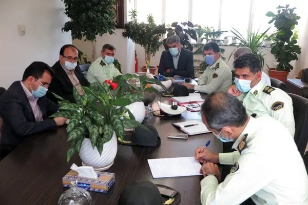 بررسی توسعه همکاری های دوجانبه در نشست هماهنگی انتظامی منطقه آزاد انزلی و نیروی انتظامی