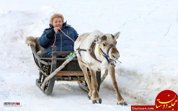 سورتمه سواری خانم نخست وزیر! + عکس