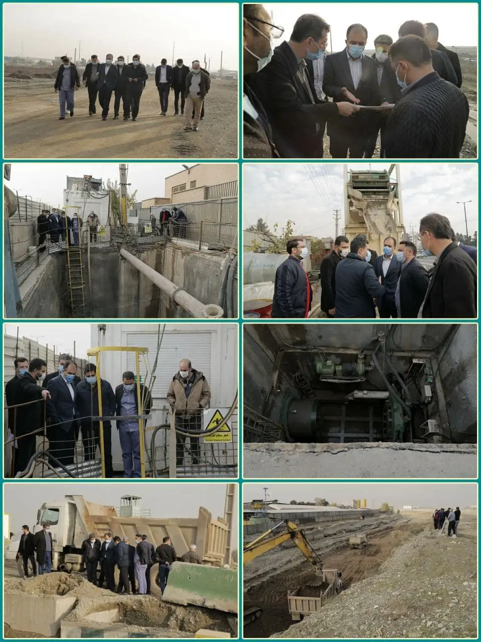  بازدید از شبکه جمع آوری آب های سطحی در منطقه۲۱

