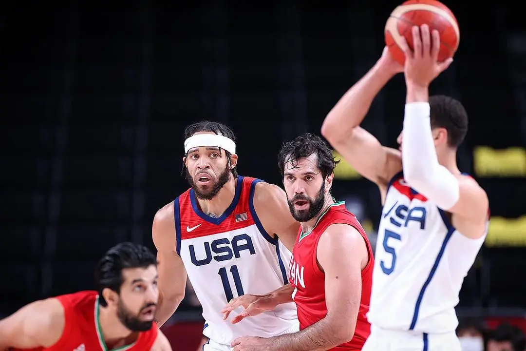 شکست بسکتبال ایران از آمریکا