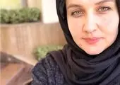سلفی زن شوهر بازیگر در برف+عکس