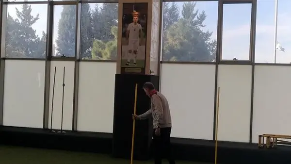 برگزاری تمرین تیم ملی در ساختمان پک + عکس