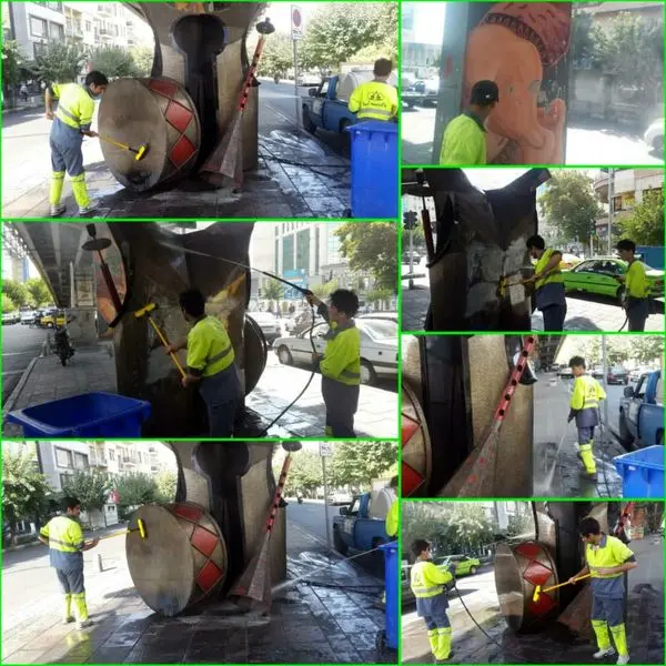 شست و شوی پهلوانان زیر پل کالج 

