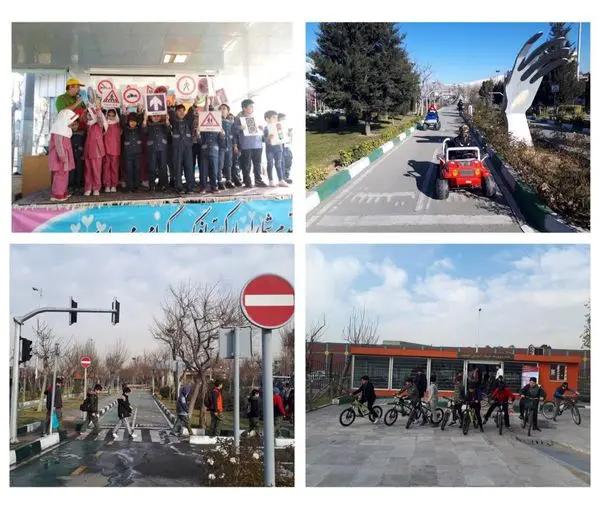 آموزش مباحث ترافیکی به 6110 نفر از دانش آموزان و شهروندان