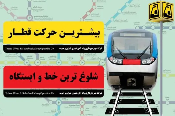 از ۳۲۰ هزار حرکت قطار بر ریل خدمت تا عبور از ۲۸۶ میلیون سفر با مترو