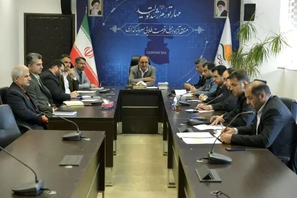 شورای معاونین سازمان منطقه آزاد انزلی برگزار شد