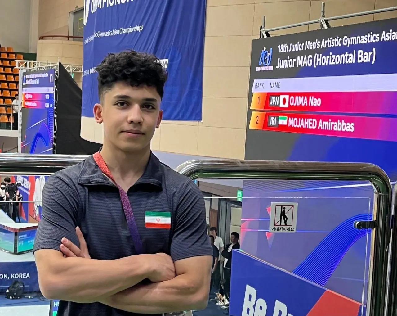 ژیمناستیک هنری قهرمانی آسیا؛ رحمانی نقره‌ای شد