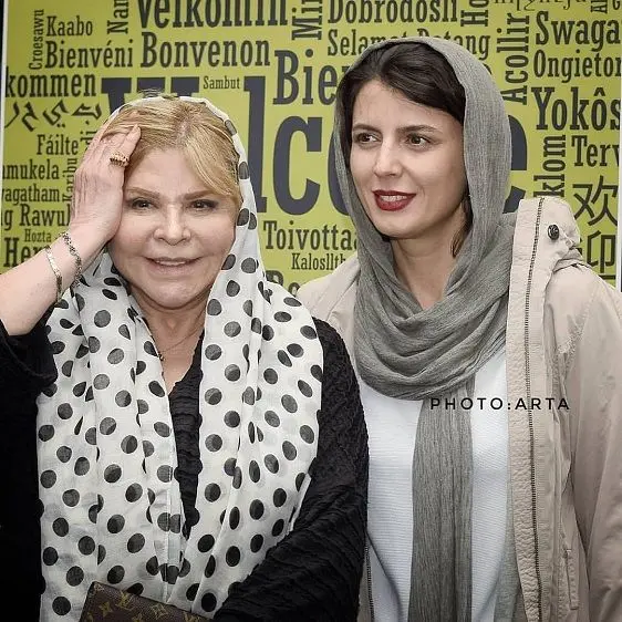 لیلا حاتمی در کنار مادرش؛ زری خوشکام+عکس