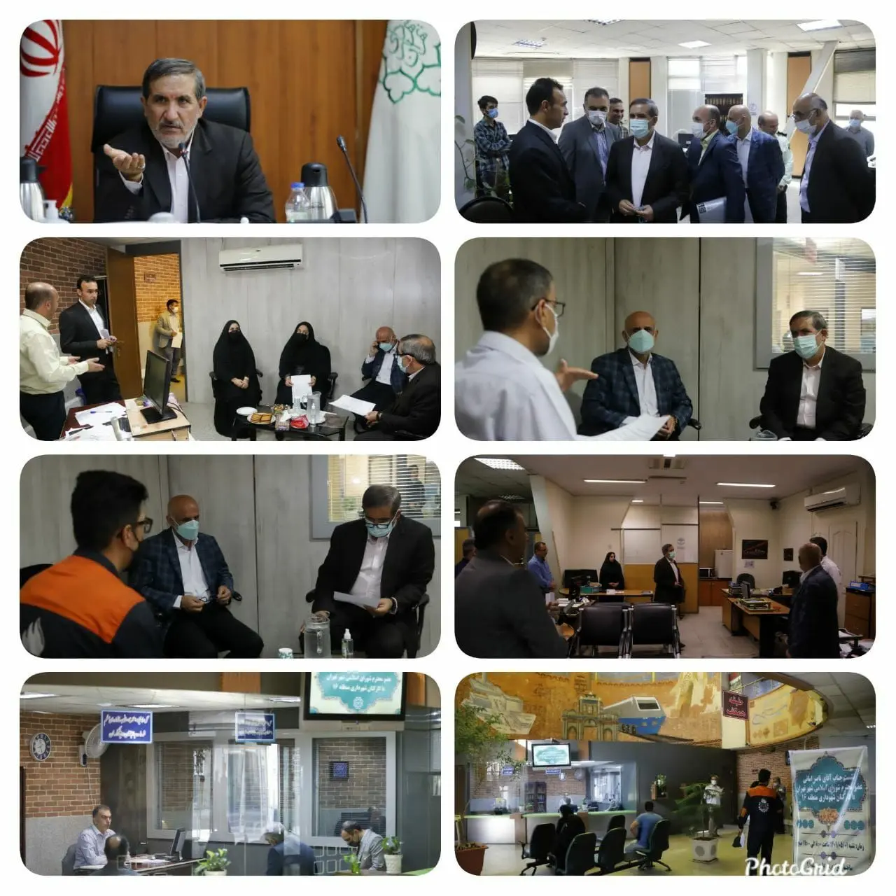  نشست ناصر امانی عضو شورای اسلامی شهر تهران با پرسنل منطقه۱۶