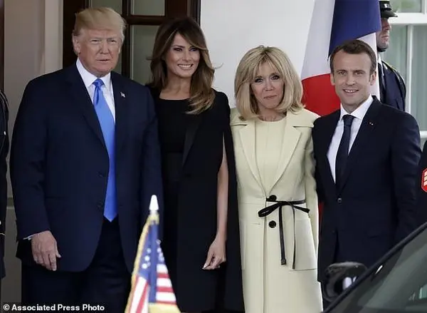 تشریفات عجیب ترامپ و همسرش برای ماکرون و همسرش +تصاویر