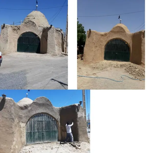 اتمام مرمت امام زادگان ابراهیم و اسماعیل روستای تبرته شهرستان فراهان