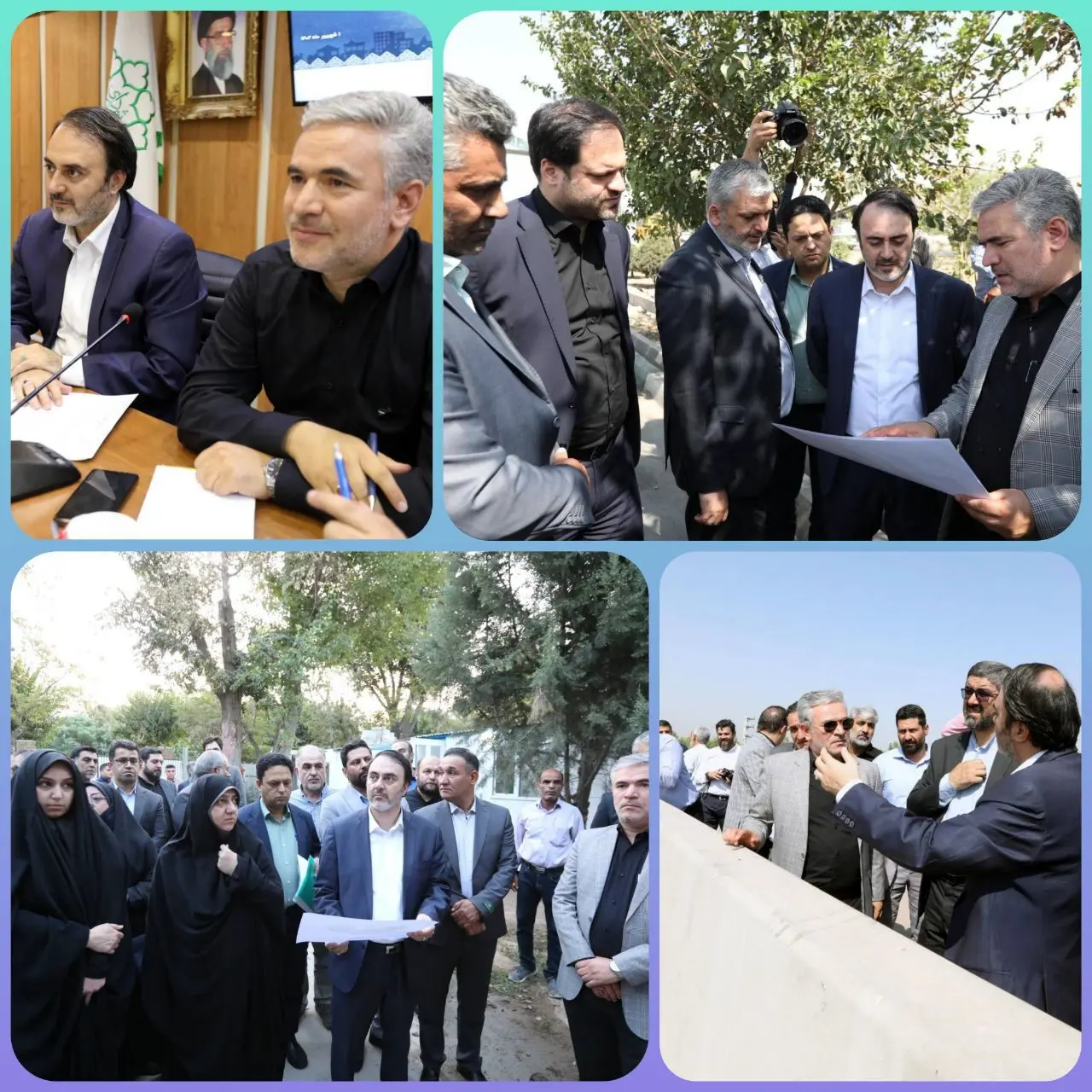 سه عضو شورای اسلامی  شهر تهران  از باب‌الرضای پایتخت بازدید کردند

