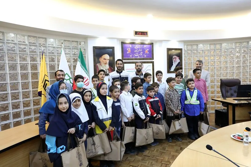 شرکت بهره برداری مترو میزبان فرزندان کارکنان شد