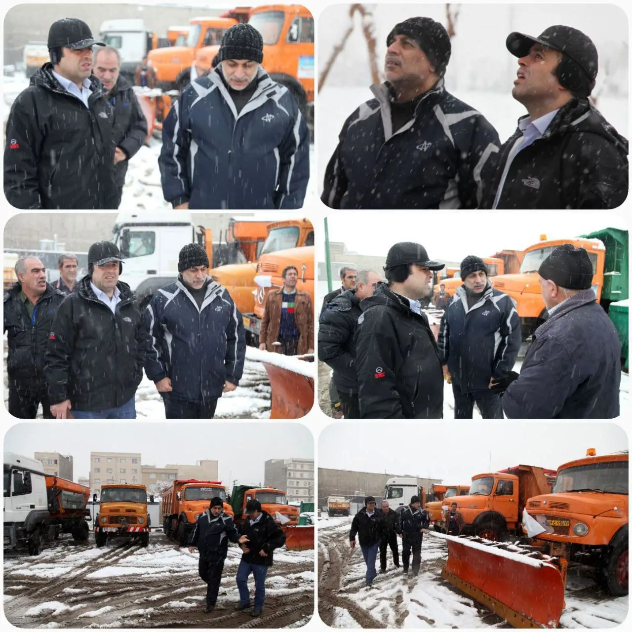 تاکید شهردار تهران بر اجرای عملیات سریع برف روبی