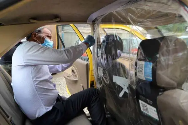 نصب فضاهای جداکننده راننده و مسافر 