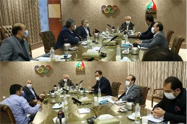 نشست کمیته ملی المپیک با فدراسیون های تکواندو و کشتی برگزار شد