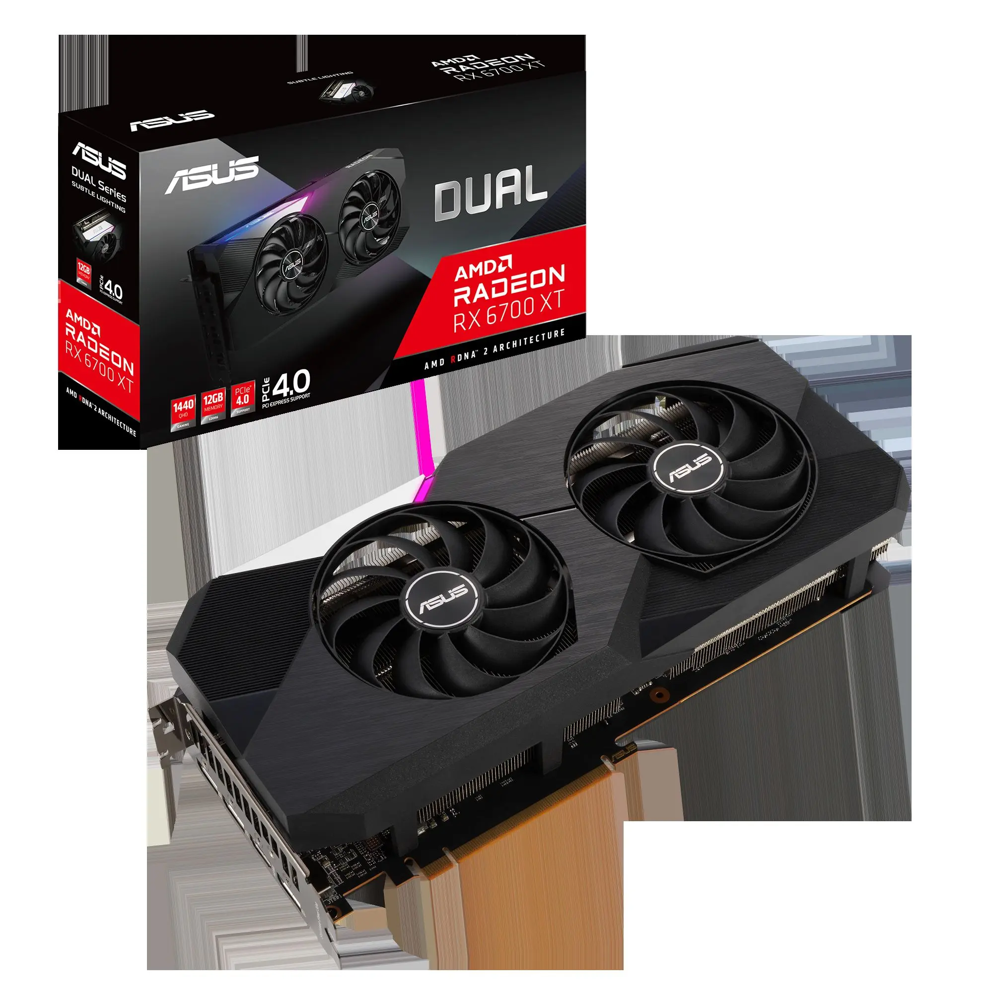 نگاهی به کارت گرافیک های جدید سری RX 6700XT ایسوس