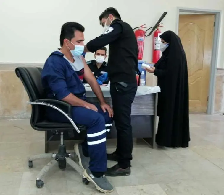اجرای طرح واکسیناسیون کارکنان نفت و گاز مسجدسلیمان در برابر هپاتیتB
