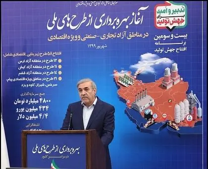 قدردانی مشاور رئیسجمهور و دبیر شورای عالی مناطق آزاد تجاری از بانک کشاورزی