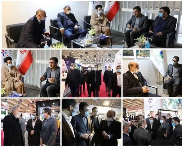 حضور مدیرعامل پتروشیمی جم در نمایشگاه ایران پلاست