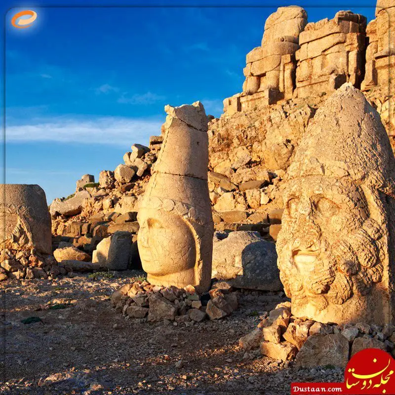 مجسمه‌ های موجود در کوه نمرود! +عکس