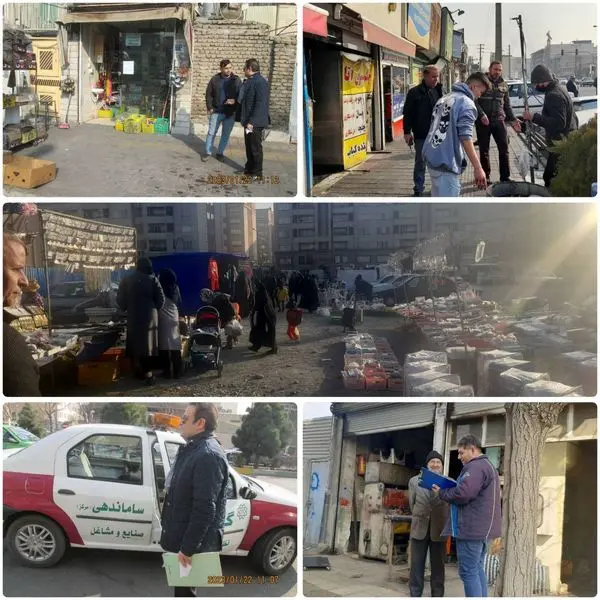 ساماندهی دستفروشان و بساط گستران در نواحی سه‌گانه دیار پیشرفت و نوآوری