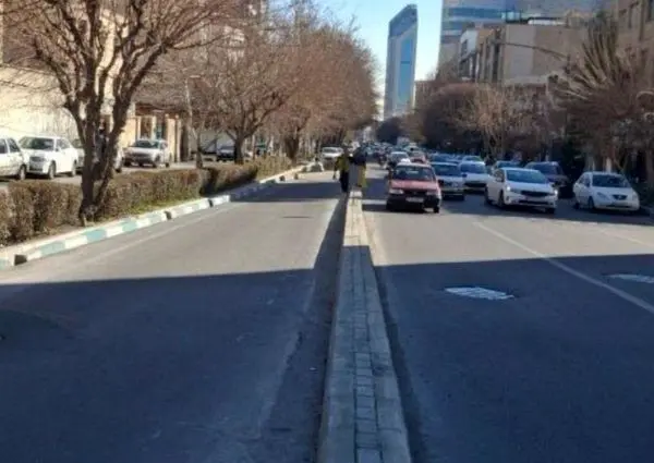 اصلاح هندسی و ایمن‌سازی تقاطع خیابان ملاصدرا جهت روان‌سازی ترافیک