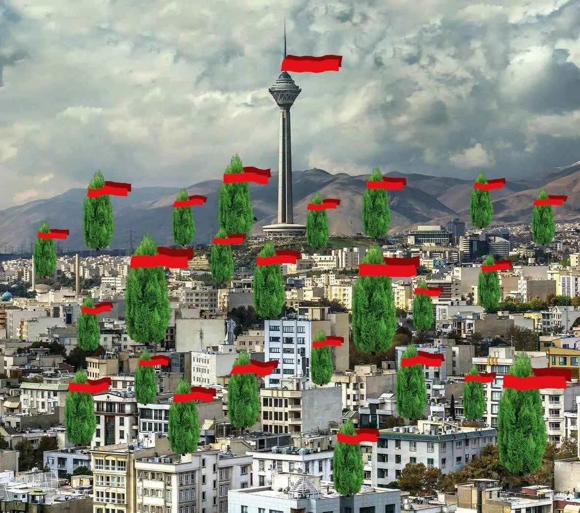 آئین کاشت 15 هزار نهال به نیت شهدا در بوستان جنگلی سرخه حصار 

