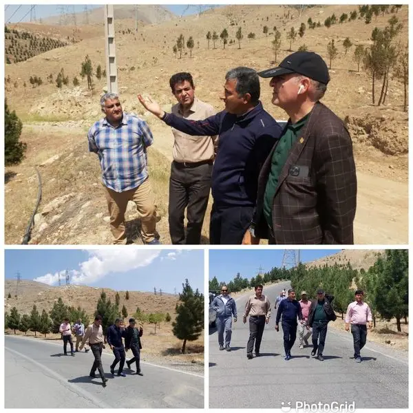 ایمن تر شدن مسیر تردد بوستان ایثار