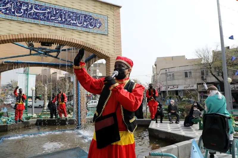 ایجاد فضای شاد و پاسداشت نیمه شعبان در منطقه 13 

