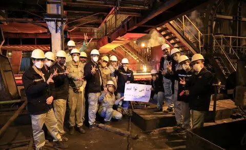 تولید تختال با ضخامت 250 میلی‌متر در ماشین ریخته‌گری شمارۀ 2

