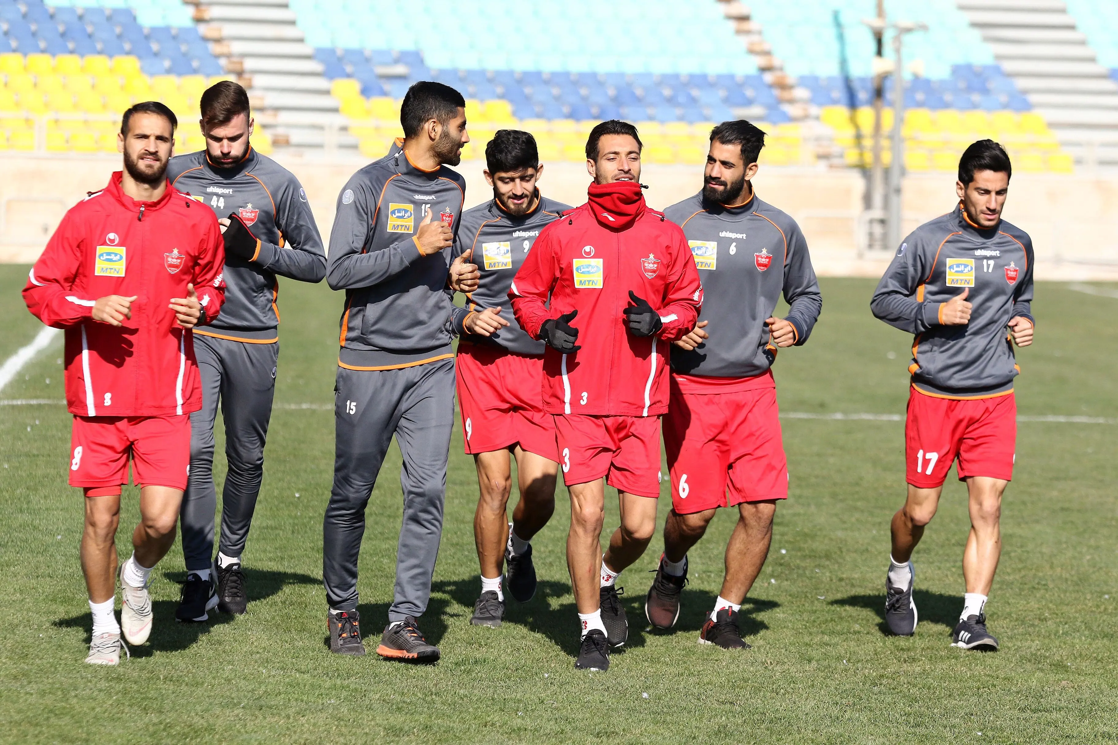 ریکاوری و تمرین پرسپولیس با یک غایب