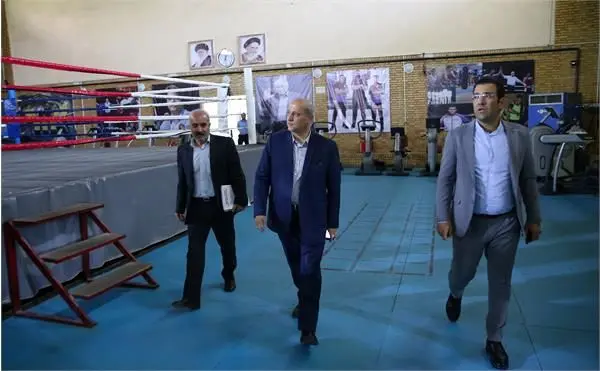 بازدید هاشمی از سالن های بوکس،کاراته و واحد همبستگی المپیک