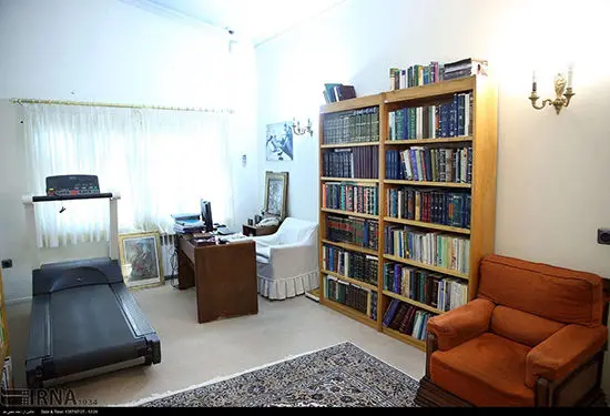 اتاق ورزش و مطالعه هاشمی رفسنجانی +عکس