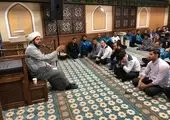 آیین اهتزاز پرچم عزای امام حسین (ع) متبرک به عتبات عالیات در منطقه۱۳