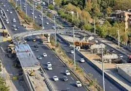 پل دور برگردان غرب به غرب بزرگراه ارتش به عرشه رسید