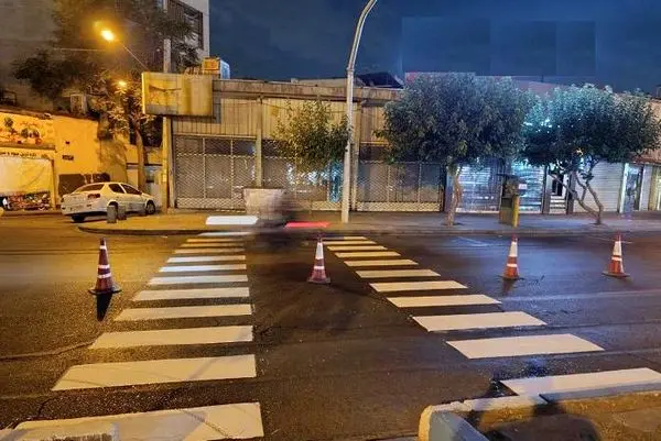 127 هزار متر طول  ازمعابر منطقه 2 خط کشی ترافیکی شد