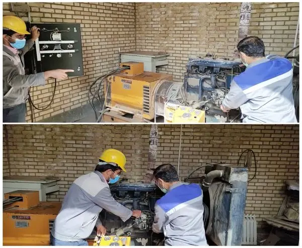 برگزاری مانور تأمین برق از طریق دیزل ژنراتور در شرکت آبفای استان مرکزی

