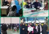 نصب المان حجمی گل نرگس در بلوار سعادت آباد
