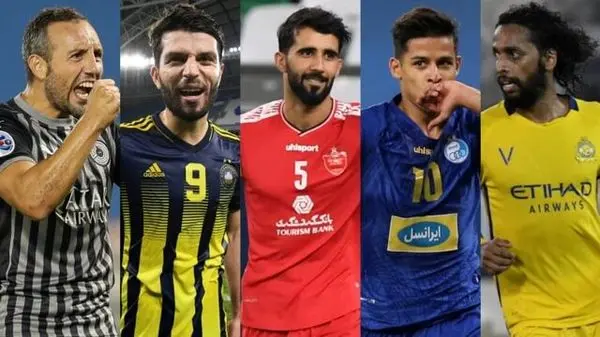 رسن، قائدی و کامیابی نیا نامزدهای بهترین هافبک آسیا